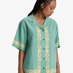 QUIKSILVER BAHAMAS SS SHIRT MALACHITE GREEN