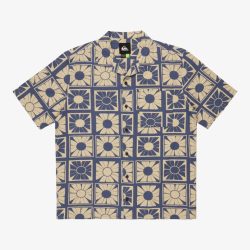 QUIKSILVER SCHANK SS SHIRT TILEBLOOM