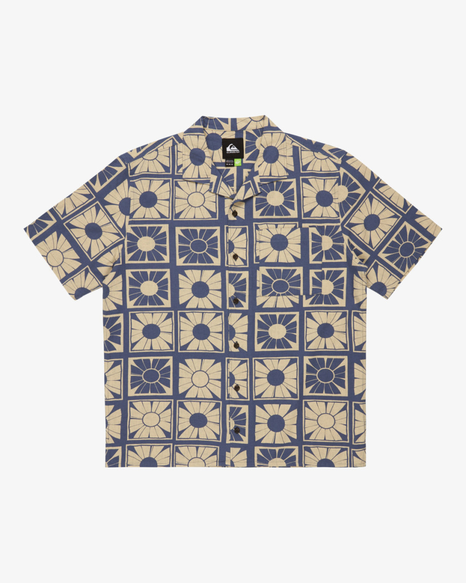 QUIKSILVER SCHANK SS SHIRT TILEBLOOM