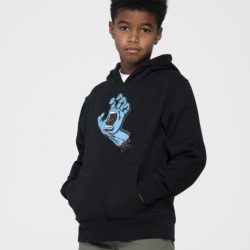 Santa Cruz Youth Screaming Hand Hood Black