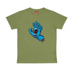 Santa Cruz Youth Screaming Hand T-Shirt Iguana green