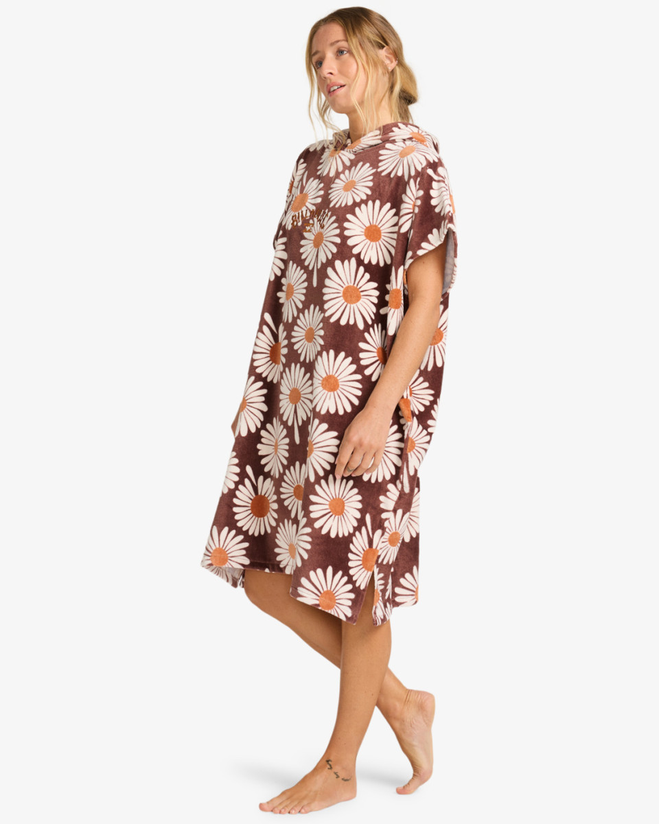 BILLABONG WOMENS HOODED TOWEL ESPRESSO