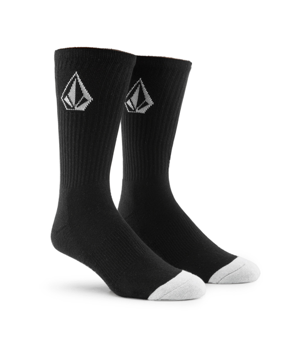 VOLCOM FULL STONE SOCK 3PK BLACK