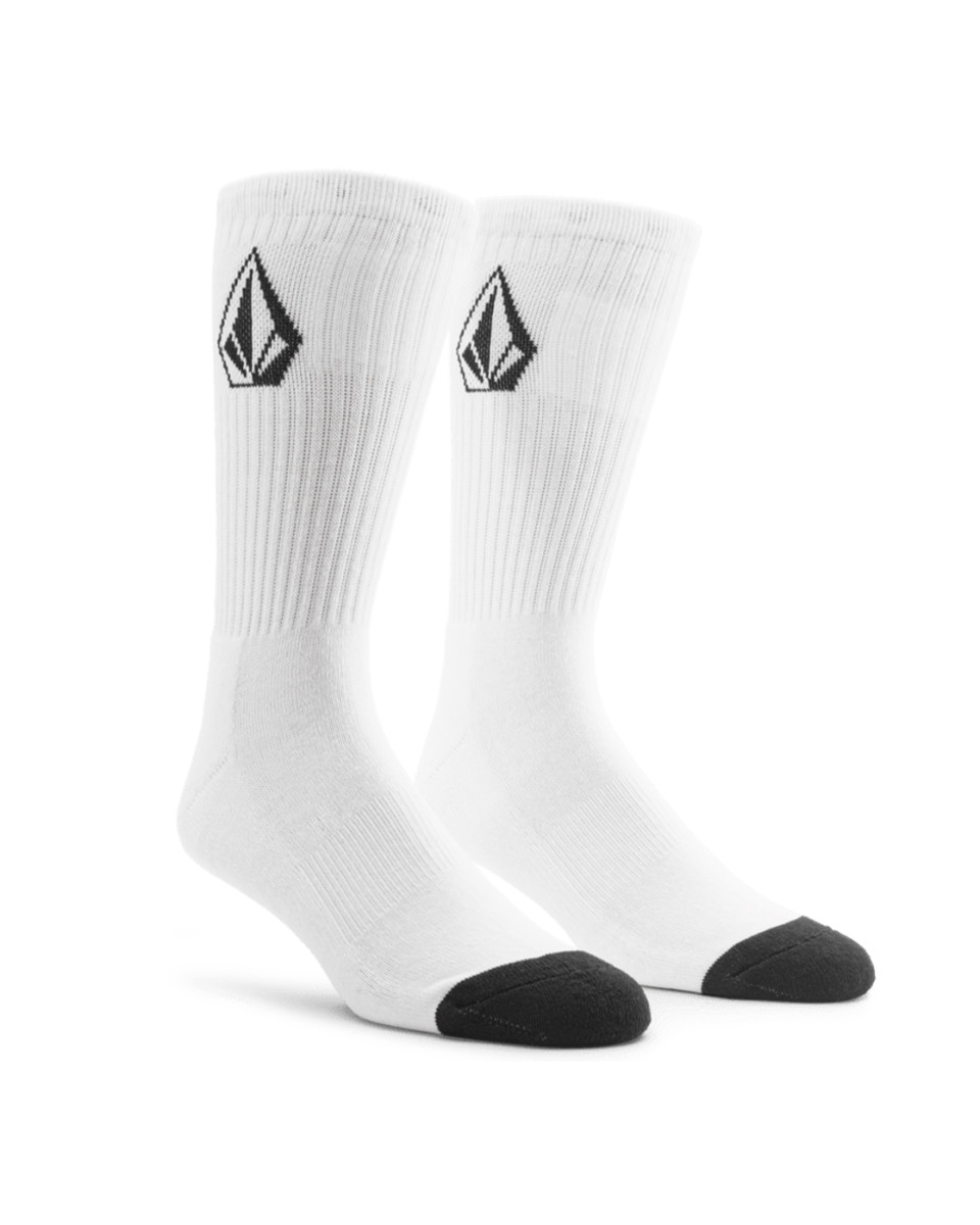 VOLCOM FULL STONE SOCK 3PK WHITE