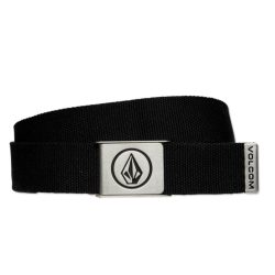 VOLCOM CIRCLE WEB BELT BLACK