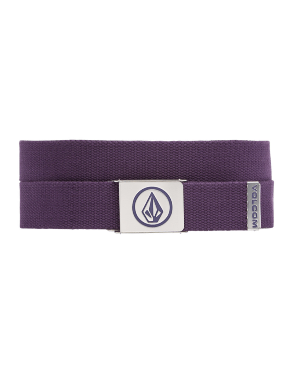 VOLCOM CIRCLE WEB BELT DARK PURPLE