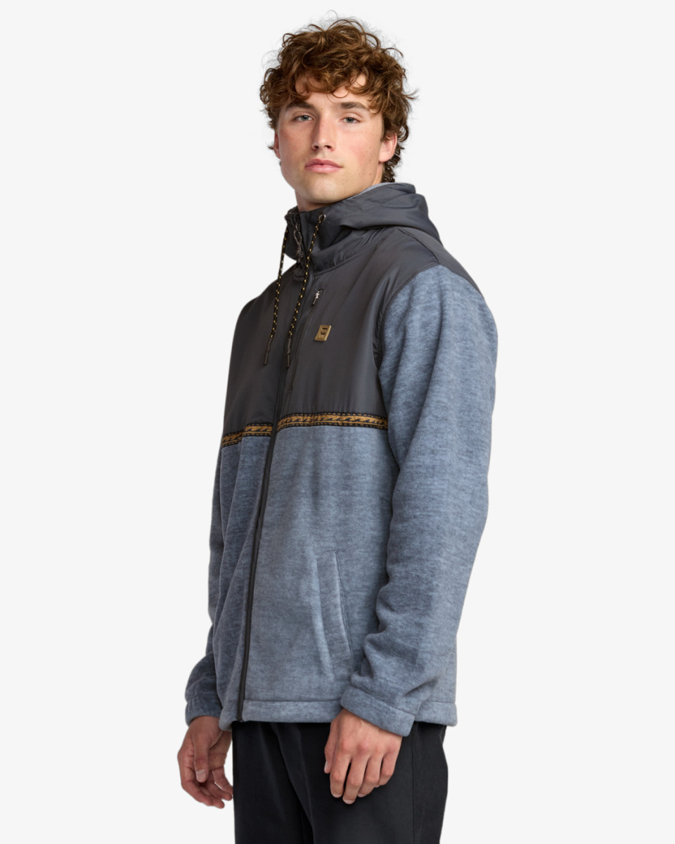 BILLABONG BOUNDARY LITE ZIP STEEL BLUE