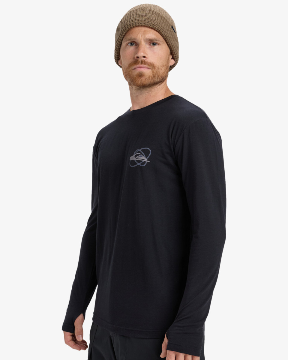 QUIKSILVER COASTAL RUN LS (DryFlight®)BLACK