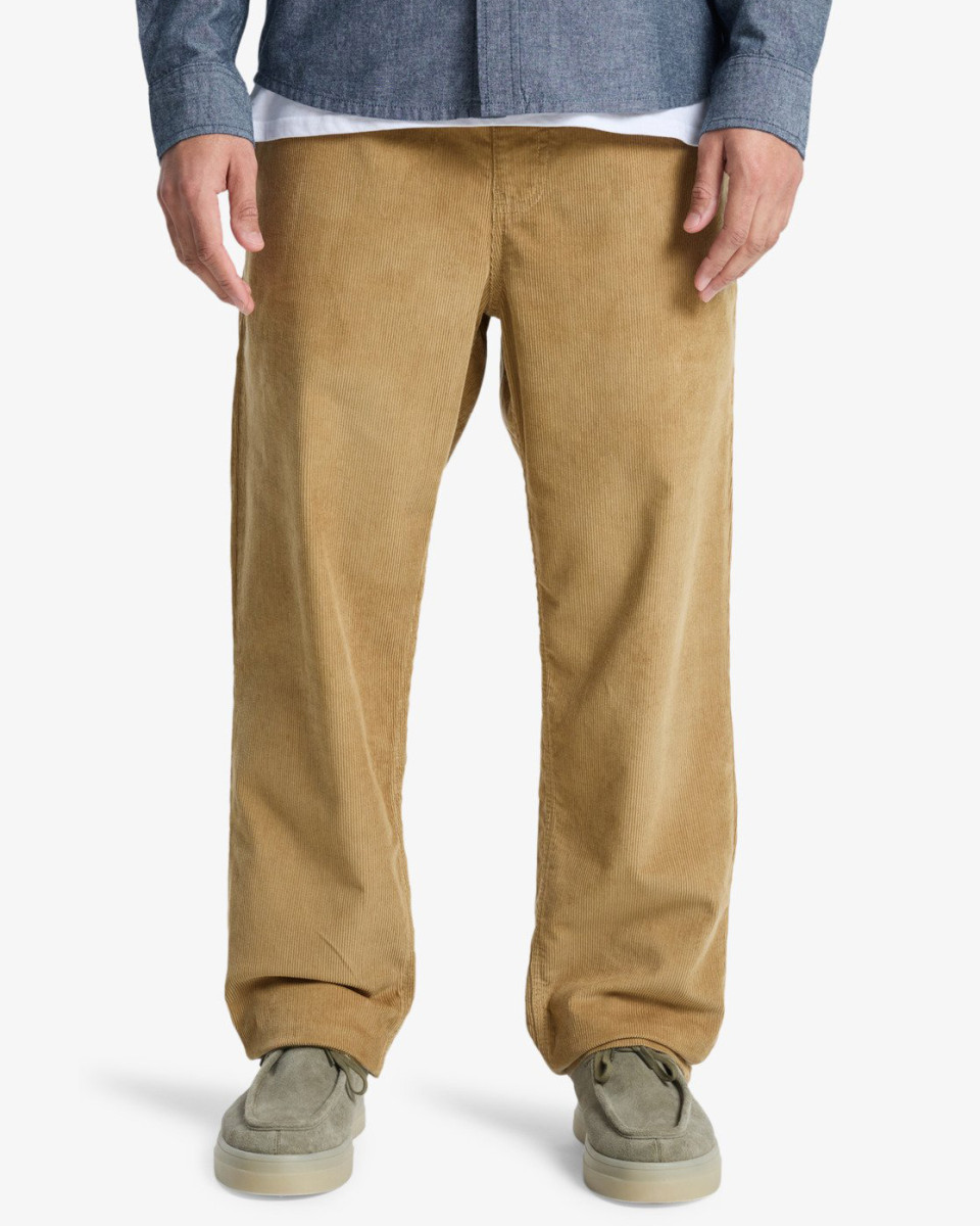 QUIKSILVER TAXER REGULAR CORD PANT ELMWOOD