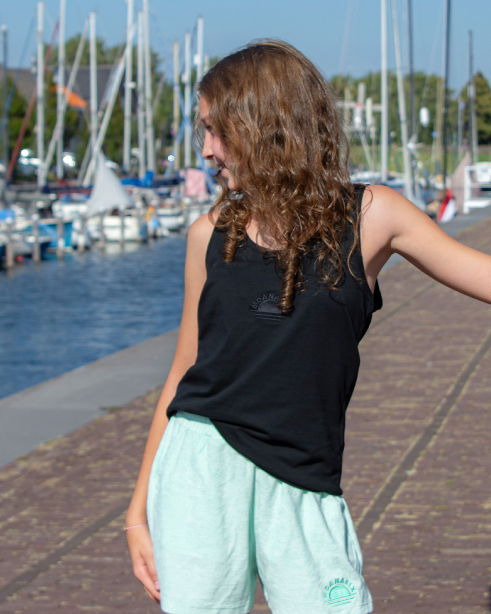 Moana Six Rising Sun tanktop black