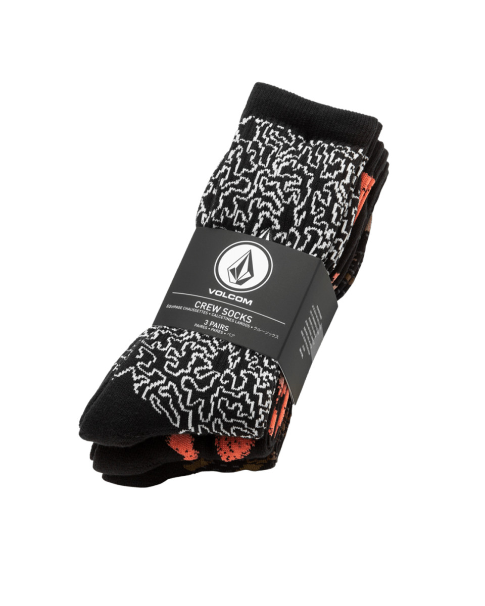 VOLCOM STONEY SOCK 3PK MULTI