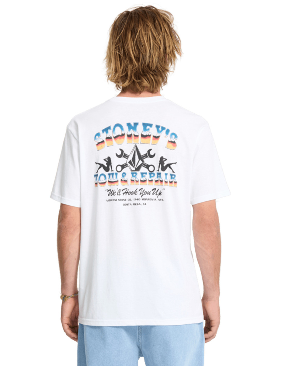 VOLCOM STONEYS BSC SST WHITE