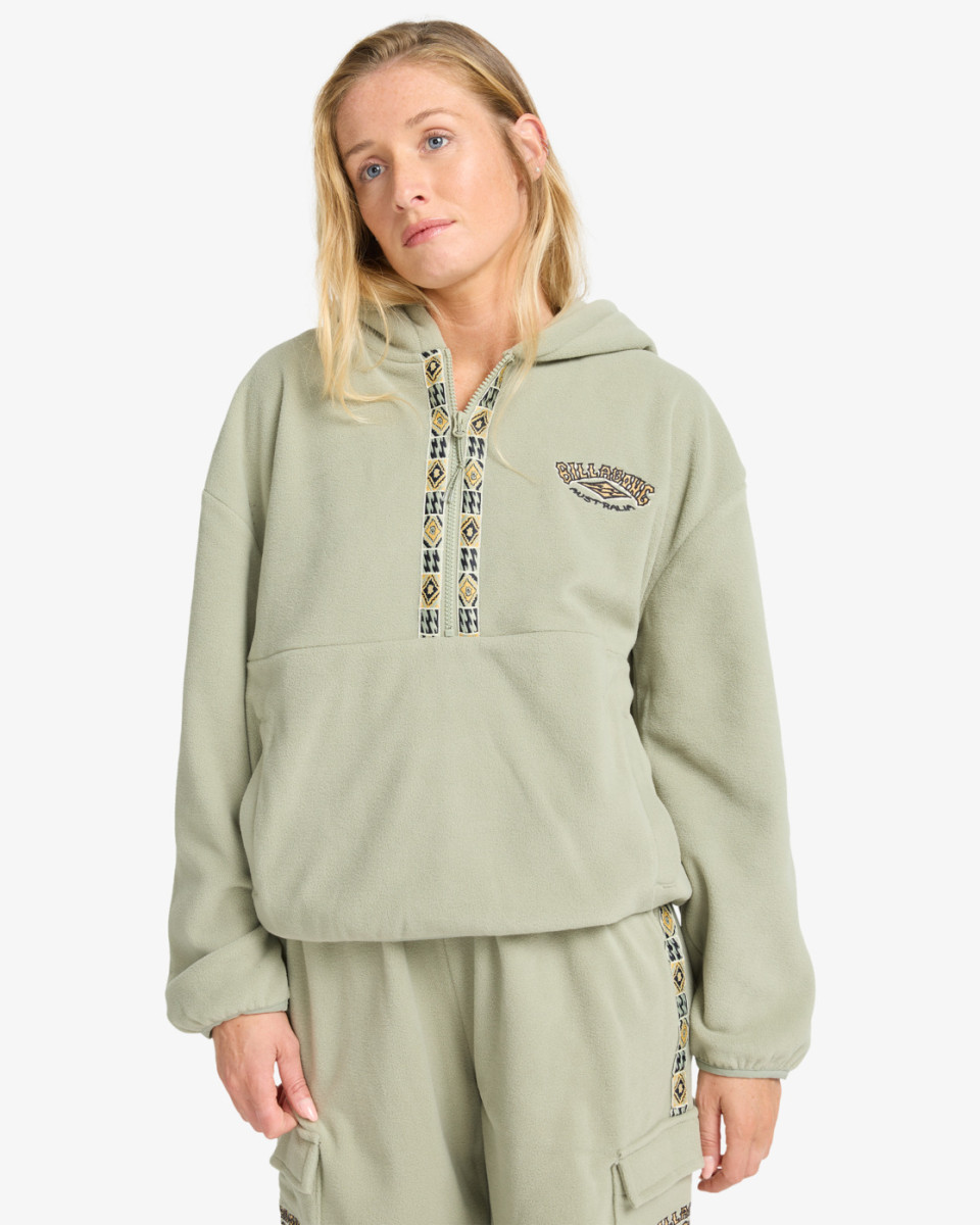 BILLABONG WINTER CAMP HOODIE SEAGRASS