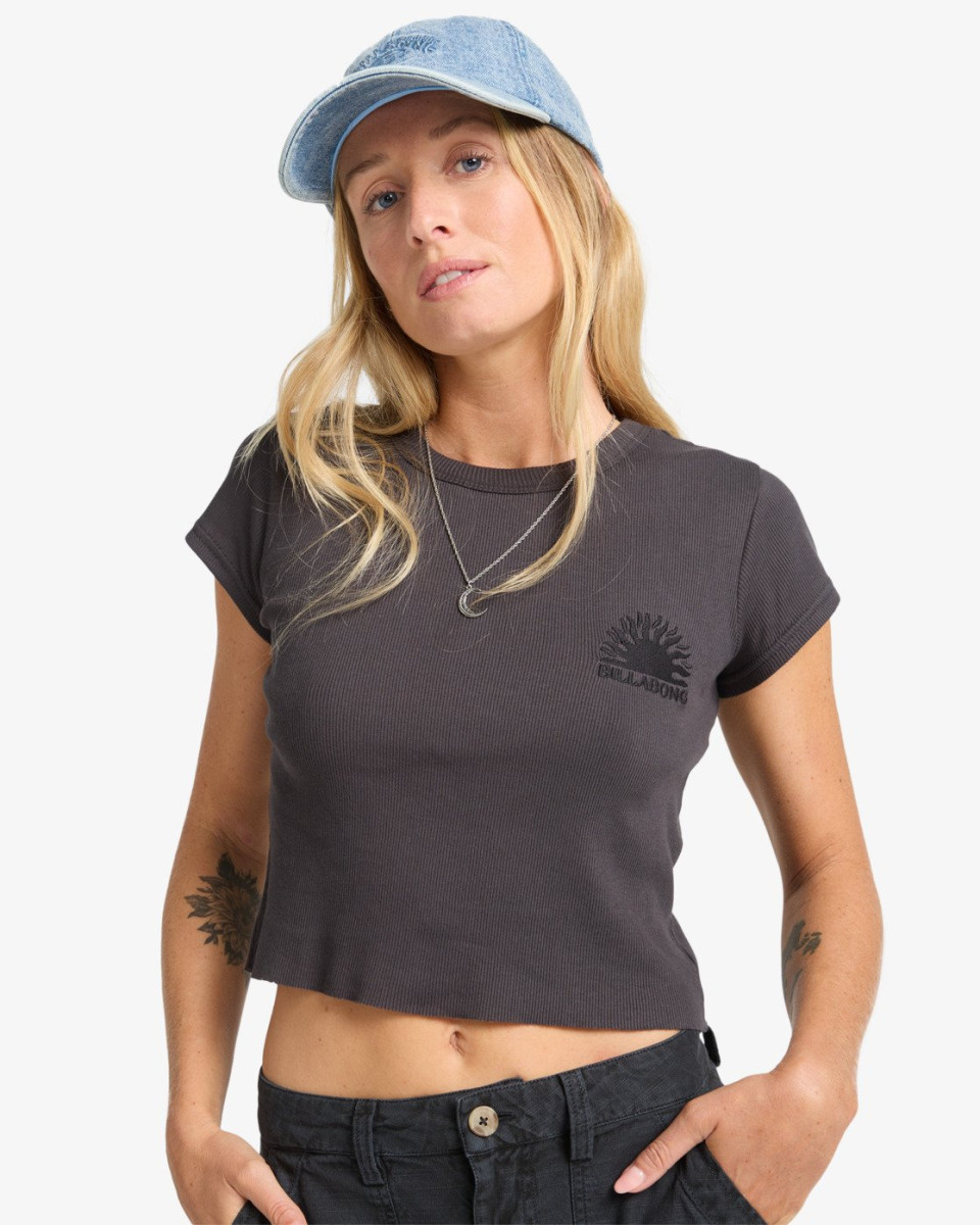 BILLABONG LOW SUN OFF BLACK