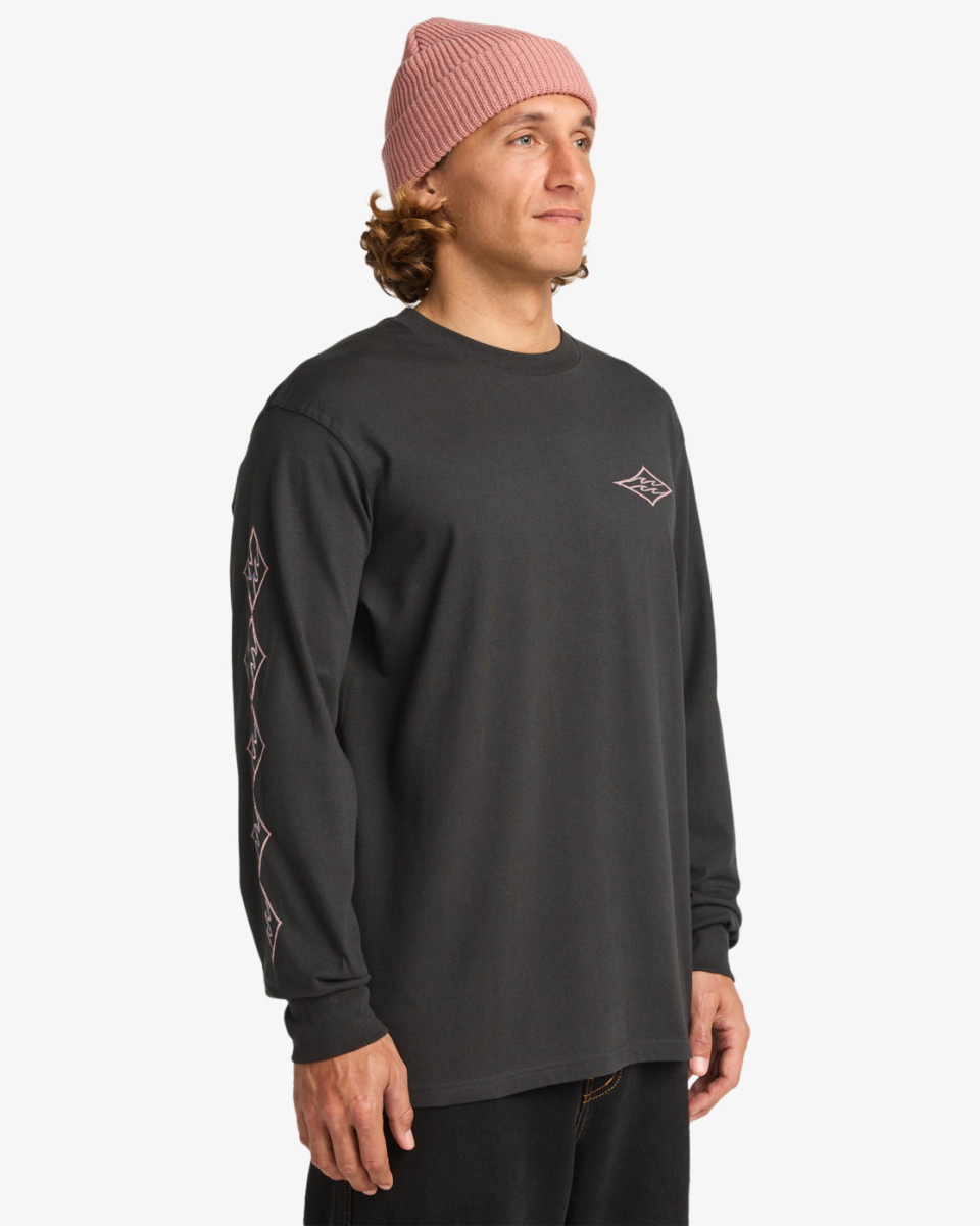 BILLABONG CRAYON WAVE LS WASHED BLACK