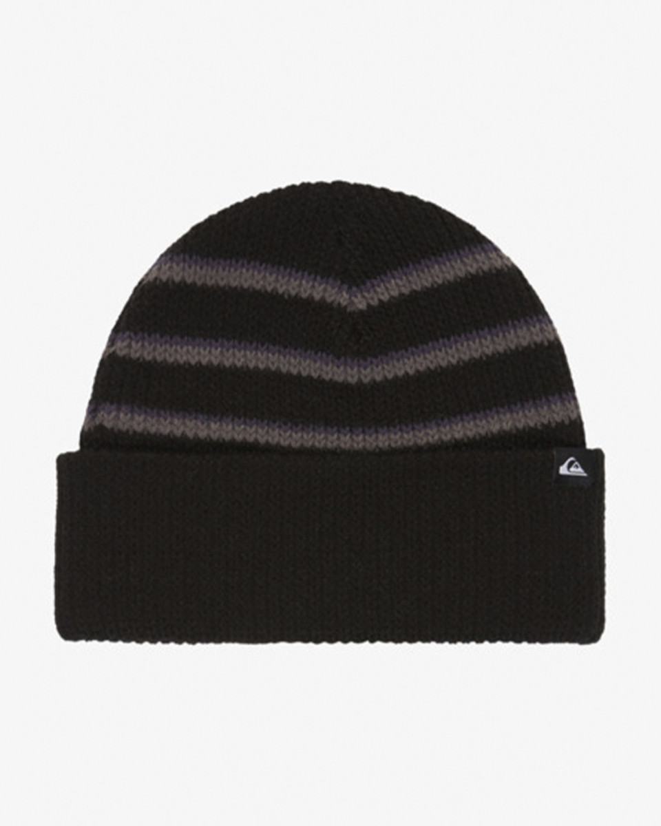 QUIKSILVER SPLIT BEANIE TRUE BLACK