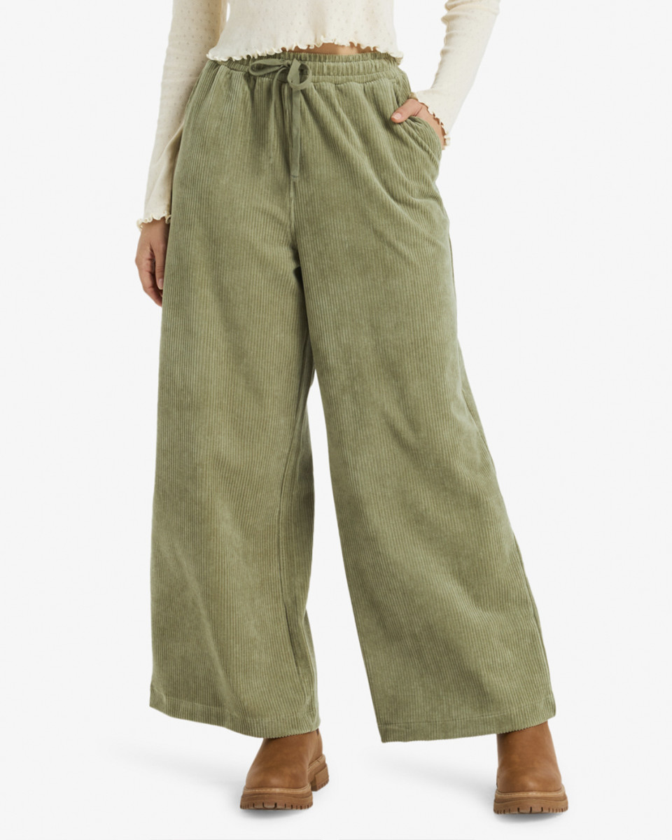 ROXY LEKEITIO PANT KNIT OIL GREEN