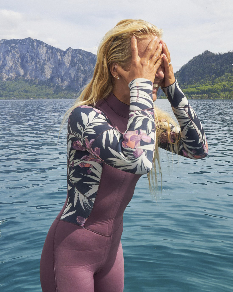 ROXY 5/4 SWELL NATURAL FZ FULL BLACK MULTI