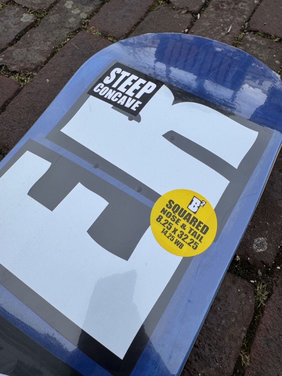 Baker B2 Shape 8.25 brand logo deck ( navy ) - Afbeelding 2