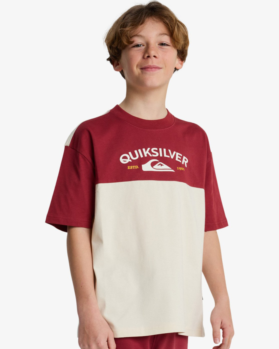 QUIKSILVER KNOWLEDGE AERA SS TEE YOUTH BONE WHITE