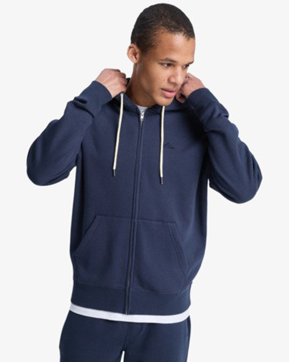 QUIKSILVER SALT WATER ZIP HOODIE DARK NAVY