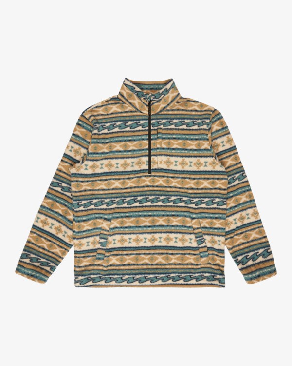 BILLABONG BOUNDARY MOCK NECK DESERT PRINT