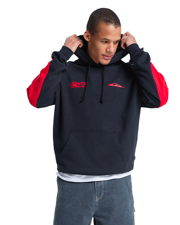 QUIKSILVER MERCURY TRIDENT HOOD BLACK