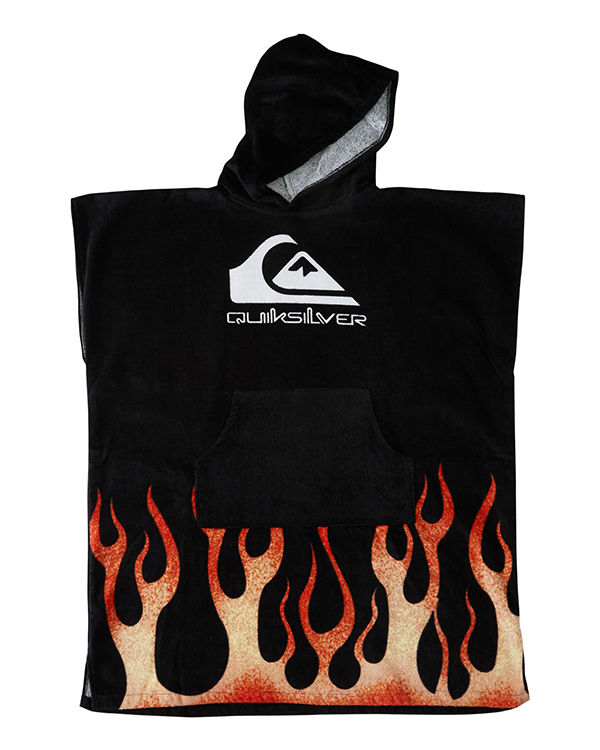 QUIKSILVER HOODY TOWEL YOUTH BLACK
