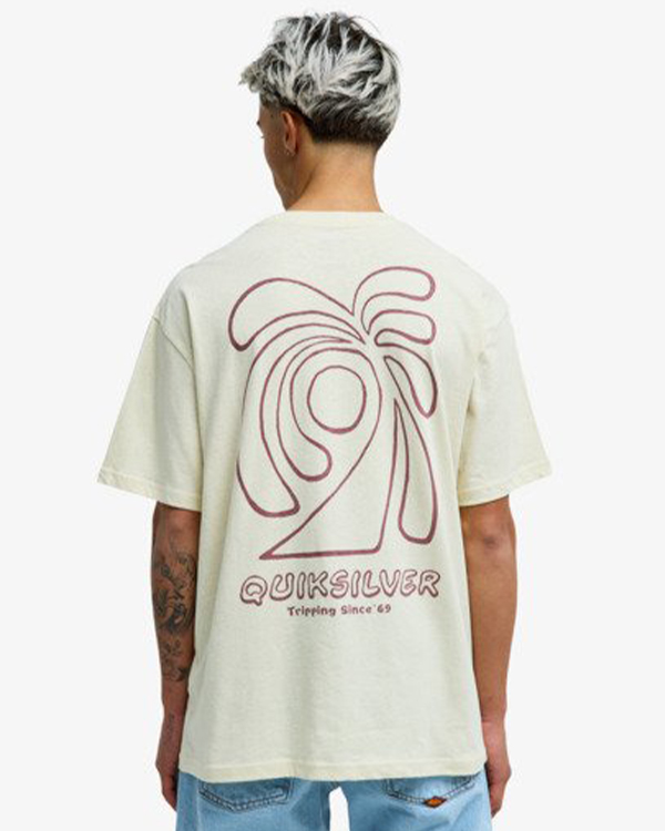QUIKSILVER CURVE PALM BONE WHITE