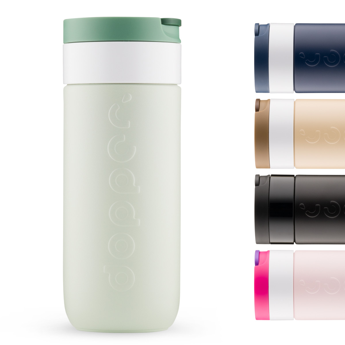 DOPPER TRAVEL MUG 400 ML FOREST GREEN - Afbeelding 5