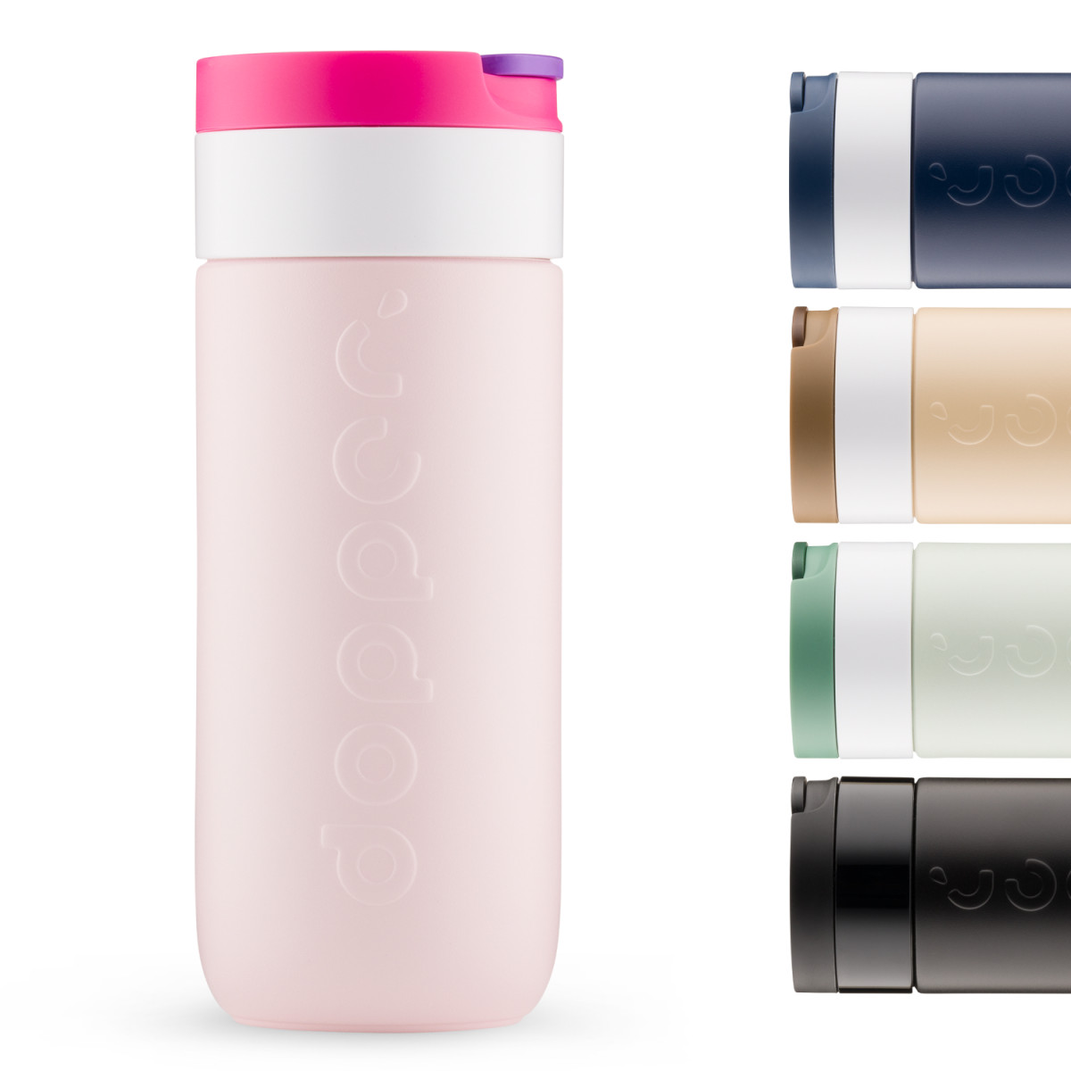 DOPPER TRAVEL MUG 400 ML BERRY PINK - Afbeelding 2