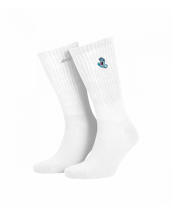 Santa Cruz Screaming Mini Hand Socks white 8-11