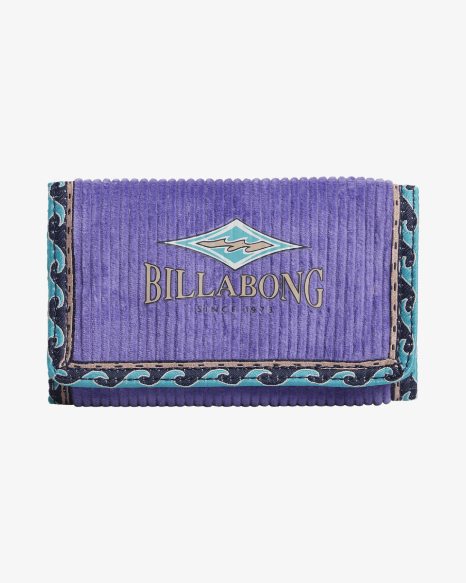 BILLABONG SINCE 73 WALLET PURPLE ASH
