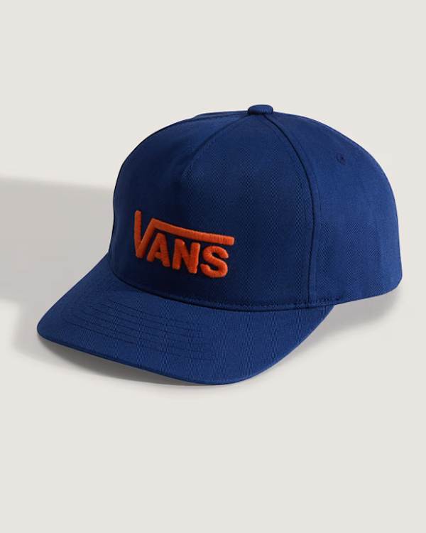 VANS YOUTH DROP V LOGO SNAPBACK DEEP INDIGO