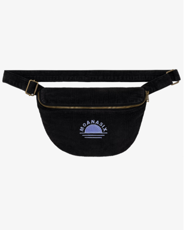 Moana Six cord bum back washed black