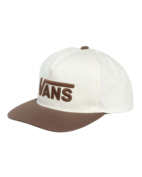 VANS DROP V LOGO SNAPBACK VINTAGE COCOA