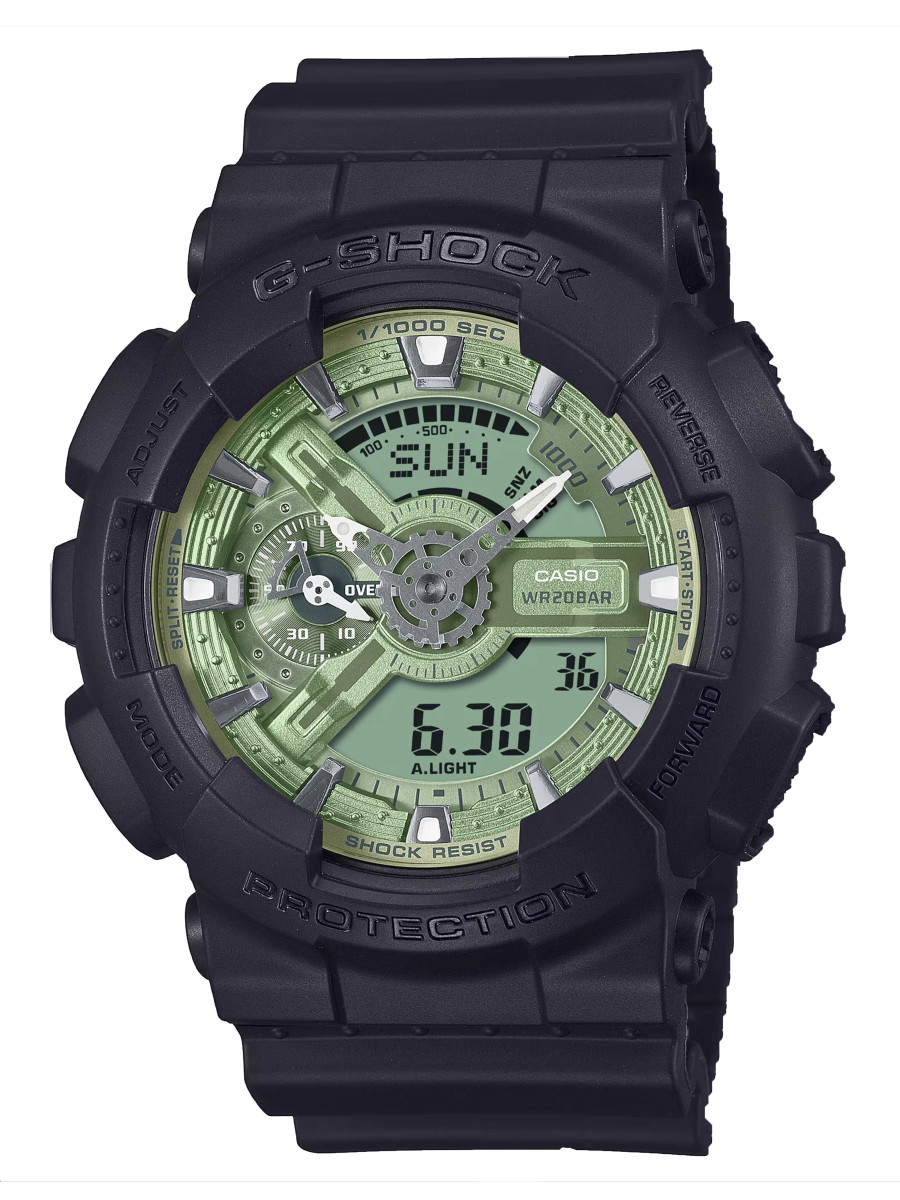 Casio G-SHOCK 110 series GA-110CD-1A3 green