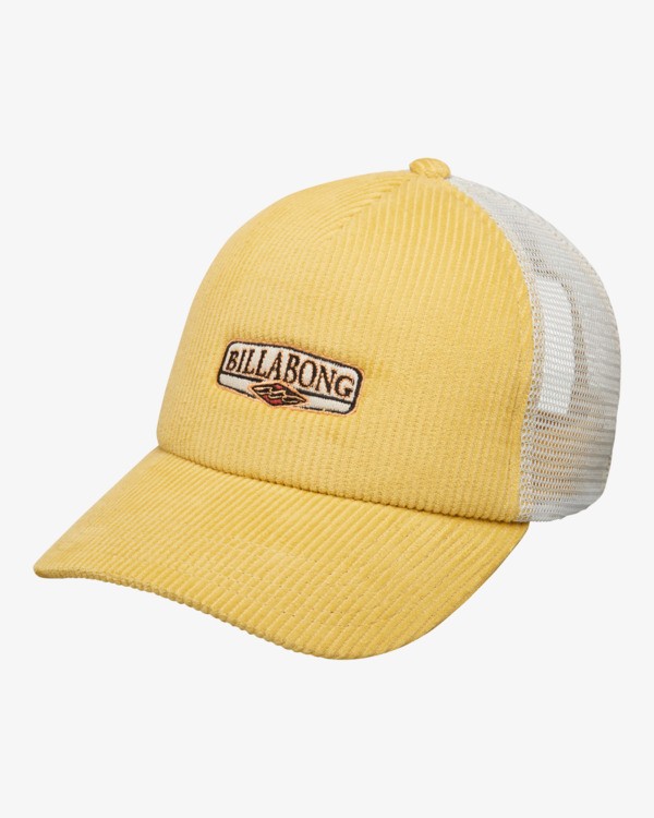 BILLABONG CORD TRUCKER BOY RETRO YELLOW