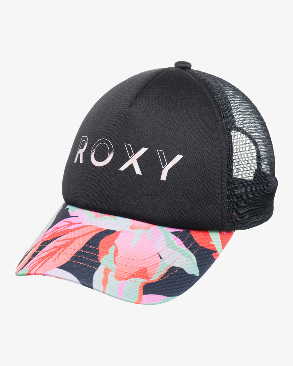 ROXY GIRLS CAP HONEY COCONUT ANTHRACITE THE MOVES FLORAL