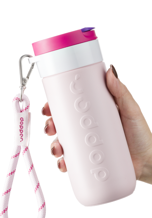 Dopper Mug Ring White x Wrist Cord Cherry Pink - Afbeelding 2