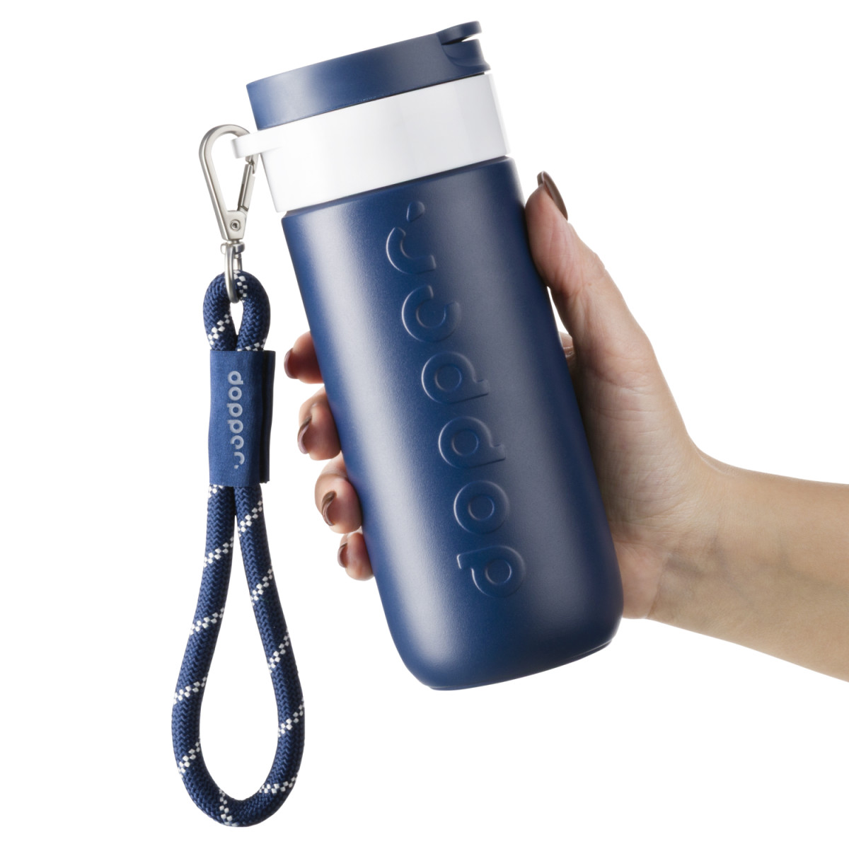 DopperMug Ring White x Wrist Cord Midnight Silver - Afbeelding 2