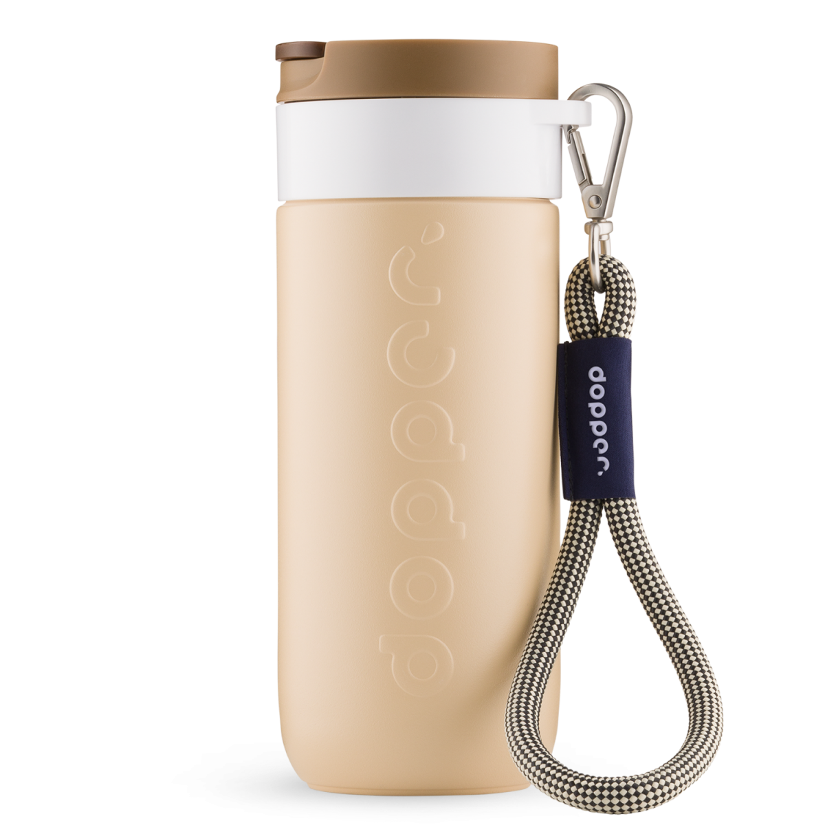 Dopper Mug Ring White x Wrist Cord Sandy Black - Afbeelding 2
