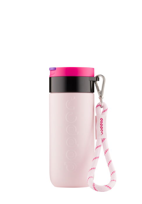 Dopper Mug Ring Black x Wrist Cord Cherry Pink - Afbeelding 2