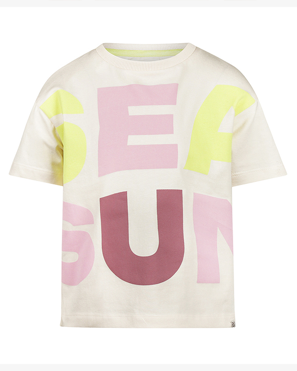 KOKO NOKO T-SHIRT SEA SUN OFF WHITE