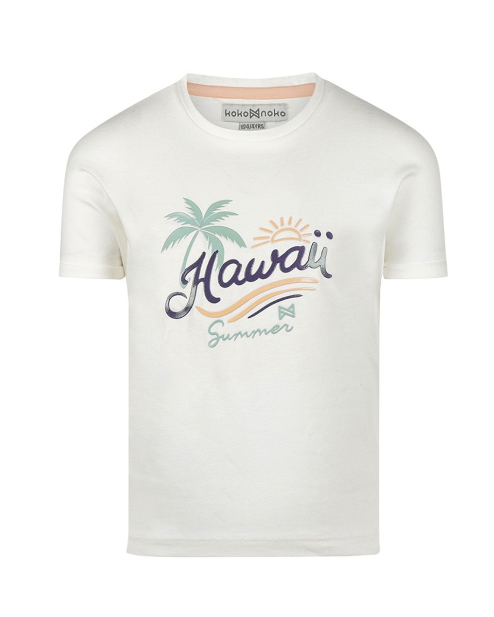 Koko Noko T-shirt ss loose fit Off white
