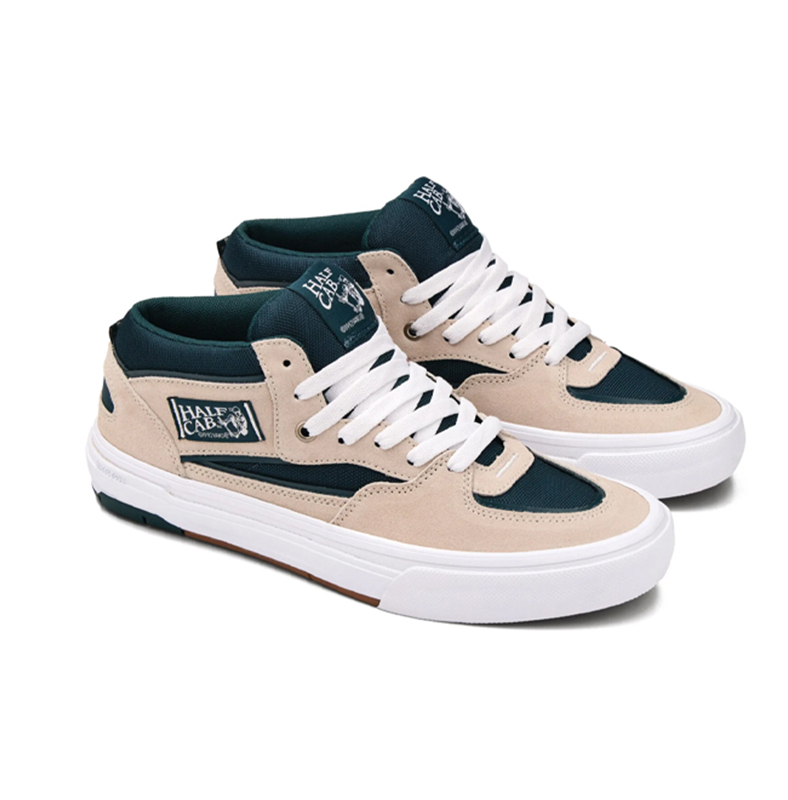 VANS SKATE HALF CAB WAFFLECUP OATMEAL/DEEP TEAL