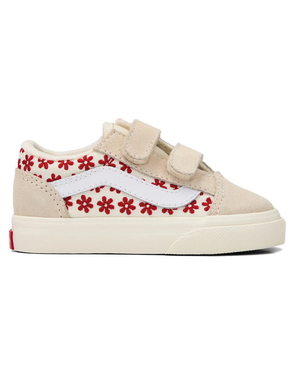 VANS TODDLER OLD SKOOL V CHAN RACING RED