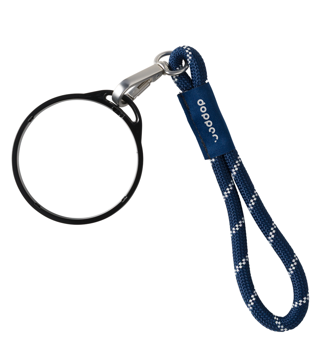 Dopper Mug Ring Black x Wrist Cord Midnight Silver