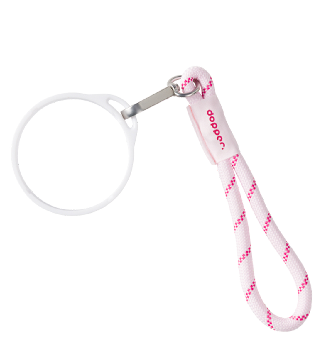 Dopper Mug Ring White x Wrist Cord Cherry Pink