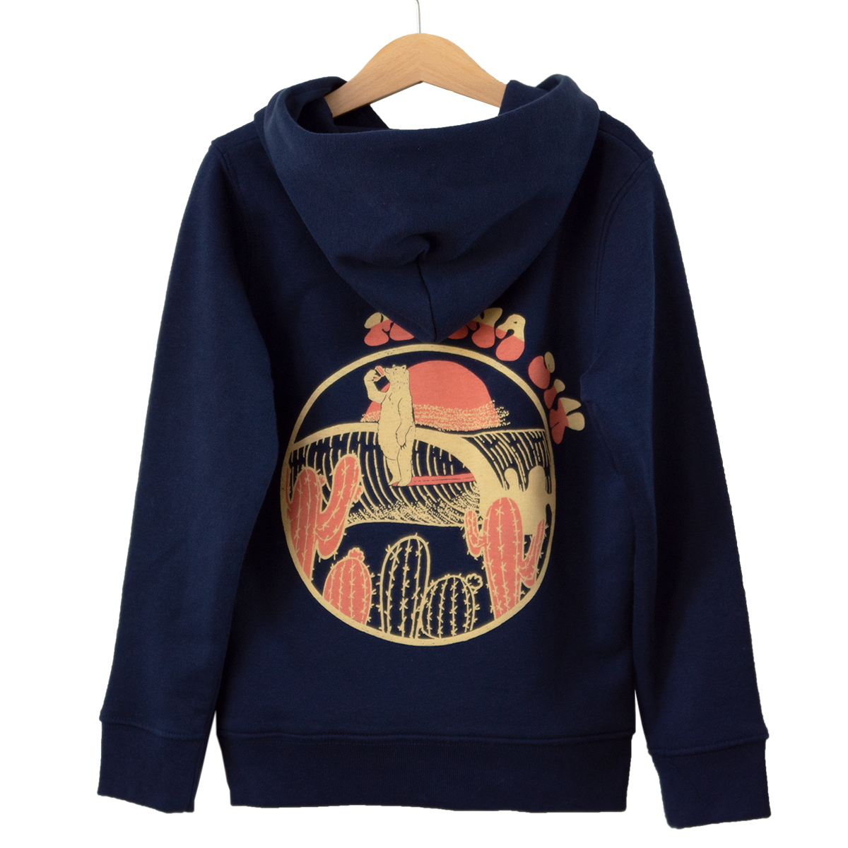 Surfing Bear hoodie kids/baby - Afbeelding 6